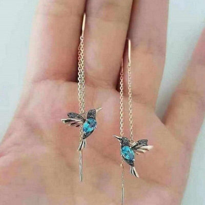 Hummingbird Zirconia Earrings